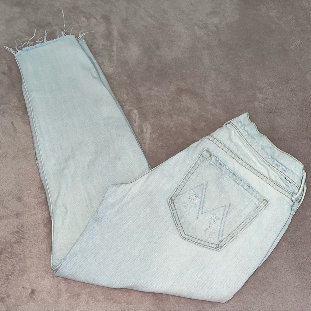Mother the dropout fray distressed Jean size 26/L26 - Picture 5 of 13